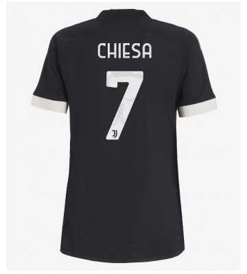 Juventus Federico Chiesa #7 Tercera Equipación Mujer 2023-24 Manga Corta